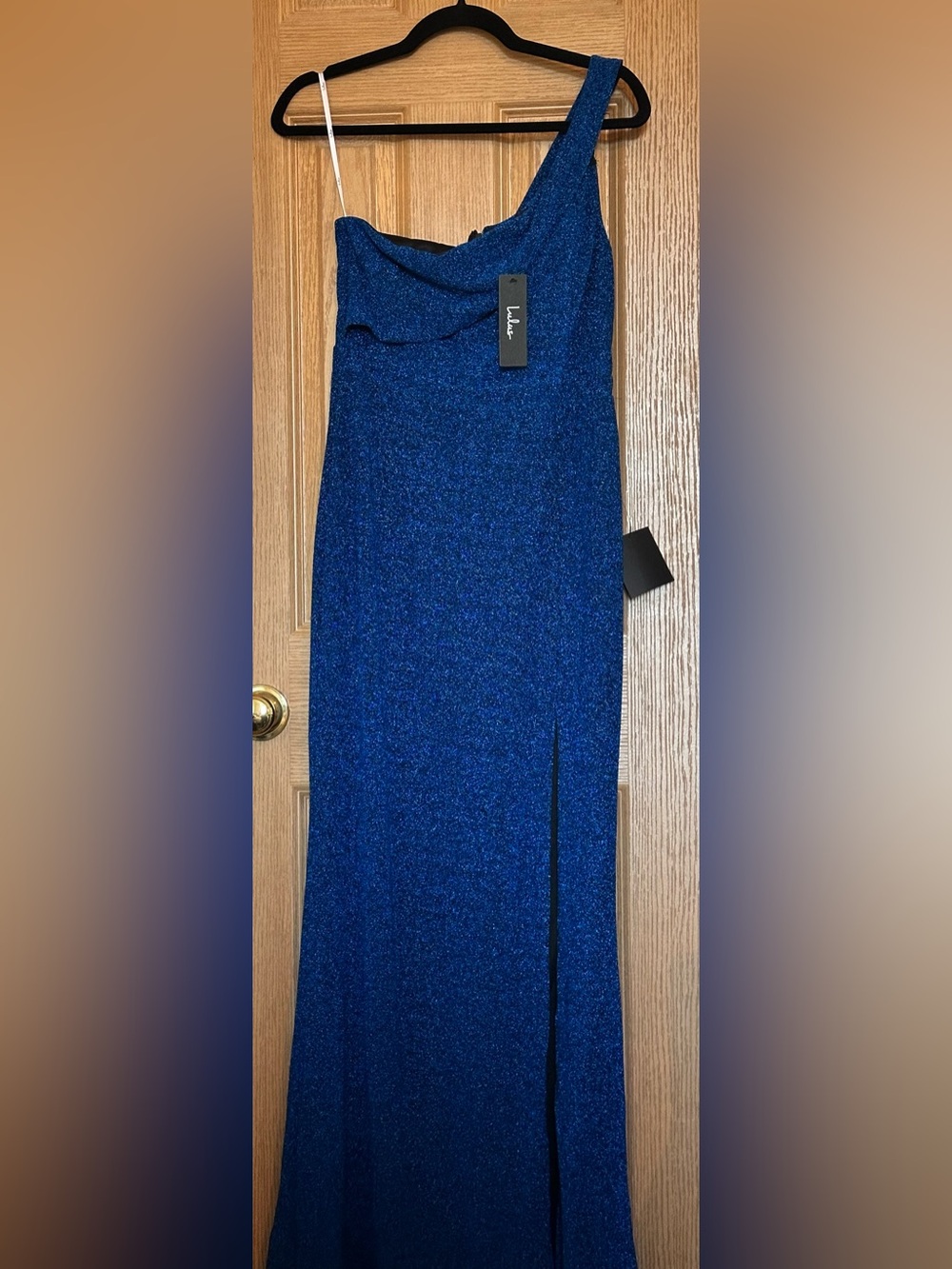 Lulu's Royal Blue Sparkle Dress Brand New Never Worn